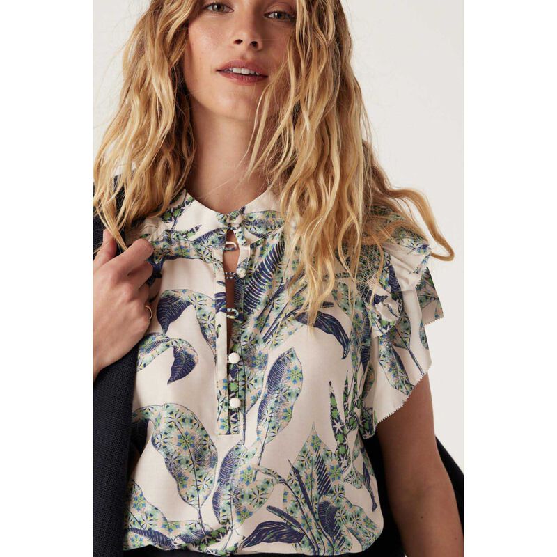 Cable Paloma Frill Top image number 2